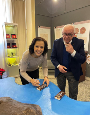 Signing Di Bernardo Chocolate: with “Chocomodica” Festival director Nino Scivoletto