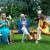 With my father Antonio Caprarica and Eva Musci in Lugano, Switzerland – during the event organized by “La Panchina dell’Amicizia”;  Photo Mattia Vuolo