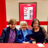 With Sveva Casati Modigniani and Manrico Padovani at the Festival “Voci della Storia” in Seregno, Italy; Photo Gianluca Buian