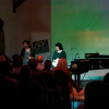 Mit Pianistin Kira Ratner beim Krimifestival in Meppen